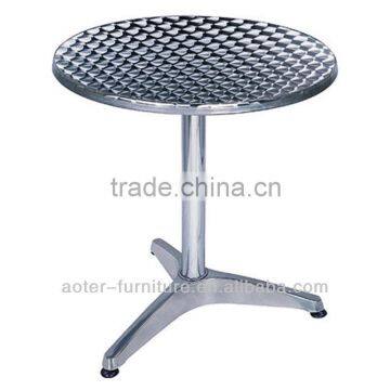 Garden outdoor used cast aluminum round table for sale