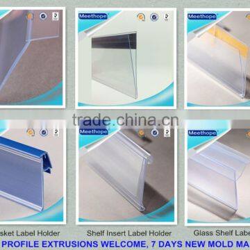 Store Shelf Edge Plastic Price Tag Holders for Hook
