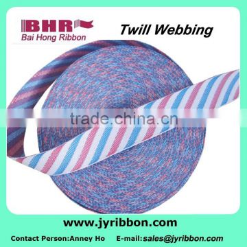 Twill polyester webbing garment banding tape