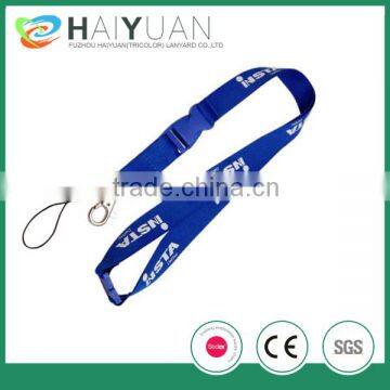 full color sublimation polyester lanyard with quick release clip