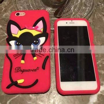 Lovely Cartoon Case Silicon Soft Back Cover for Iphone 6 Plus New