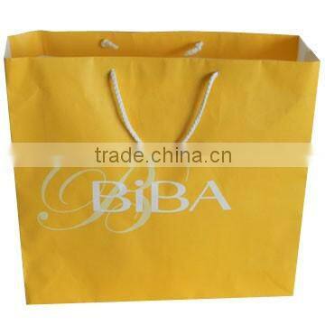 Hot sale garment packaging bespoke paper bags