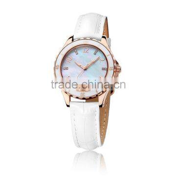 Vogue jewelry lady watch japan quartz watch stainless steel back ladies watches