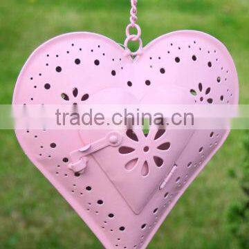 IRON LANTERN, HEART SHAPE HANGING LANTERN, DECORATIVE LANTERN