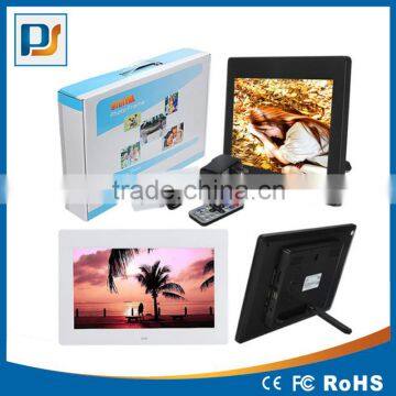 10'' inch LCD Digital Photo Movies Frame MP4 Player Alarm Clock + Remote