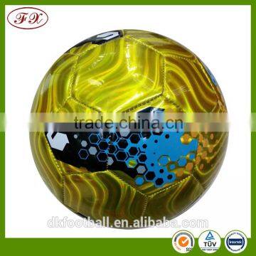 Bulk 3.9 mm Laser Dragon Ball Pakistan Soccer Ball Manufacture Football photo-2
