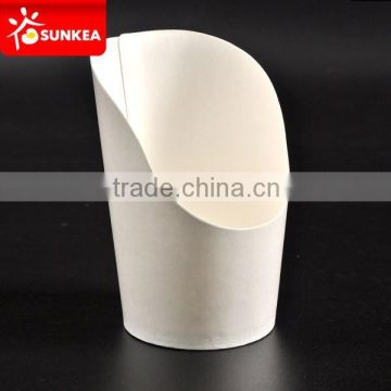 Food grade disposable hot chip scoop paper cups