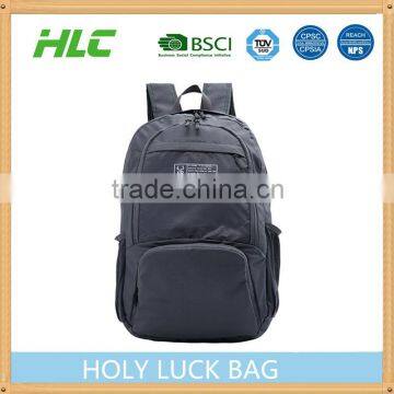Travelling use waterproof nylon material foldable backpack polyester backpack sports backpack