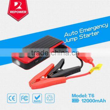 Repower portable 12 volt car jump starter 12000mAh portable auto power bank