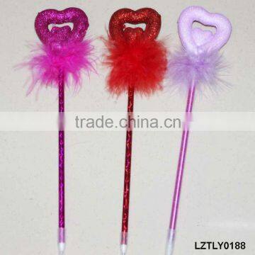 Valentine's craft heart shape pens LZTLY0188