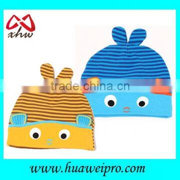 Wholeslae baby hats kids knit beanie cute design bonnet high class Handmade baby knitted hat