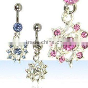 Navel rings, belly body jewelry, belly ring, dangling body jewellery, belly button ring, body piercing jewelry