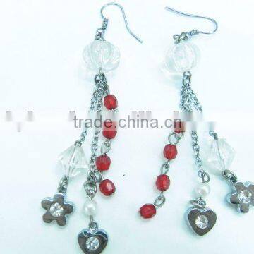 fashion long earring for party girl