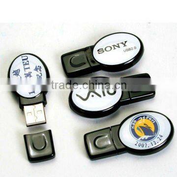 OEM USB Unique plastic USB memory stick with your logo