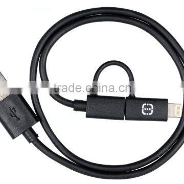 2 IN 1 MFI Certified Charge & Sync USB Cable