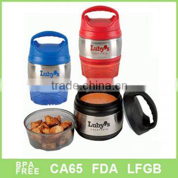 Big size double wall plastic beer barrel with food can insert