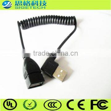 0411 sigetech usb coiled usb2.0 cable