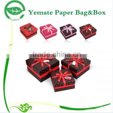 popular fashion custom design fancy printed paper packaging belt gift box