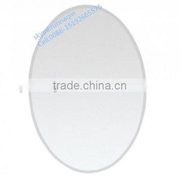 Luxury door hanging Decorative frameless oval mirror wholesale