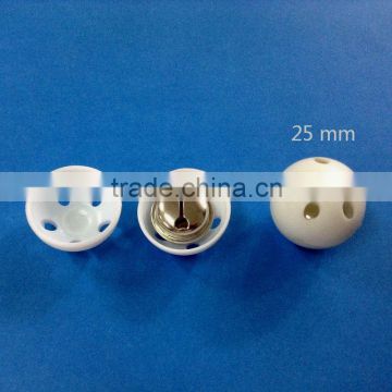 25 mm plastic rattle insert for toys to make baby rattle