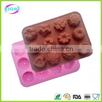 silicone chocolate cake mold tray