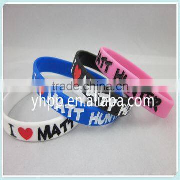 Custom I Love Matt Hunter Silicone Wristband Bracelet E8(2)