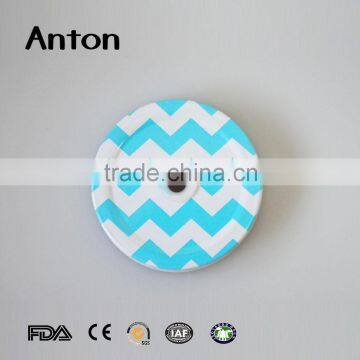 Tin metal lug cap with printing