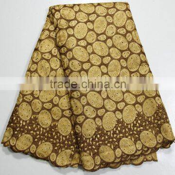 2015 New Arrival Embroidery Organza Lace Fabric Africa Organza Lace Wedding Dress photo-5