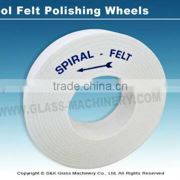 Sanken Glass Edging Wheel -Wool Felt Polishing Wheels