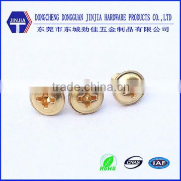 m4*6 big head wafer head metric brass screw