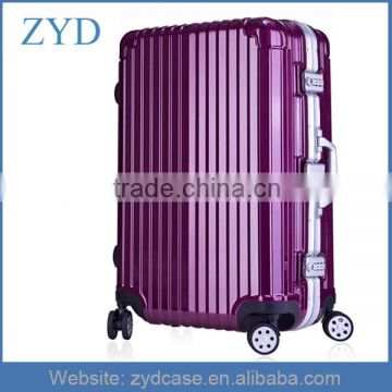 Top Brands Professional Aluminum Girls Hard Shell Luggage ZYD-HZMtc001