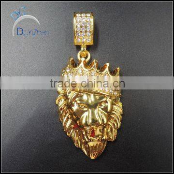 hip hop latest plated gold mens cz pendants, pendant for men