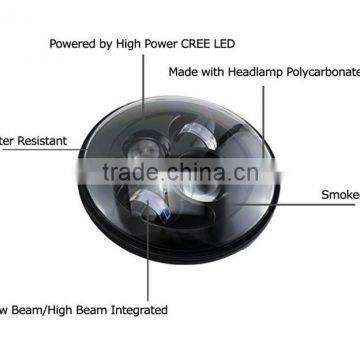 7" Round LED Projection Daymaker Headlight Car Headlight Kit for Harley Motorcycles Jee-p Hummer Lan-d Rover Quality Choice photo-4