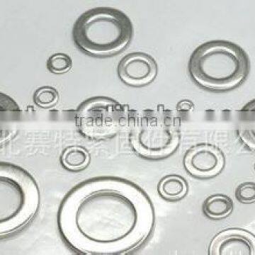 Salable Q235 material white zinc plated DIN125 flat washer M6-M36