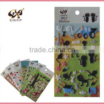 diy felt sticker/felt stickers christmas/felt sticker craft