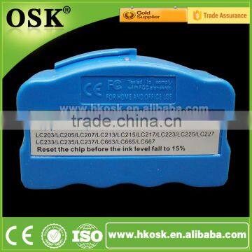 Newest ! Cartridge chip resetter for Brother LC213 chip Resetter