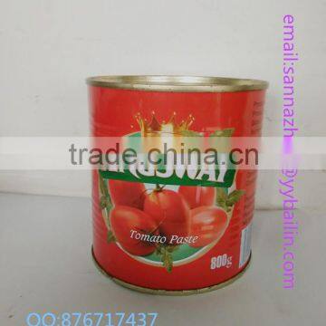 800g canned tomato paste,made in china