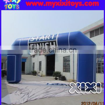 XIXI removable logo Inflatable start/finish arch for sport games