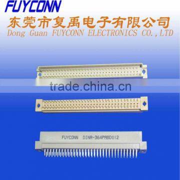 3 rows 64 Pin Eurocard Male R Type DIN41612 Straight Terminals connector