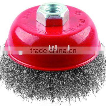 crimped wire cup brush