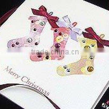 Boutique greeting paper card