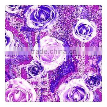 flower design printing foil For Pvc coated fabric