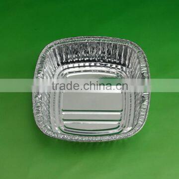 186*175*57mm square aluminium foil box food container bulk production