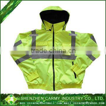 Waterproof high visibility reflective workwear/ safety jacket