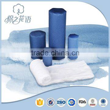 Convenient medical cotton 100% gauze roll