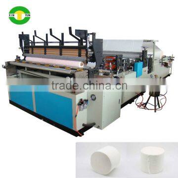 XY-TQ-B Full Automatic Both Core and Coreless Toilet Paper Roll Making Machine