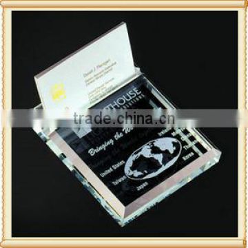 office set promotional crystal cheap business card holder