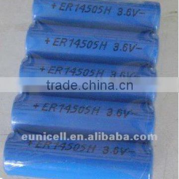 AA Size 3.6V ER14505 Lithium Battery ER14505H ER14505M