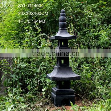 Fiberglass garden decoration tower for sale