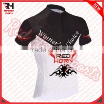 Sublimated Cycling Jersey, Plus Size Half Sleeves Jersey for Mens